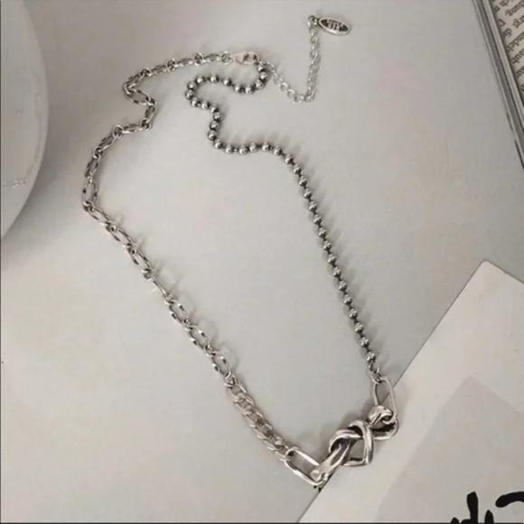 HEART 925 STERLING SILVER NECKLACE, NICE NECKLACE, CUTE NECKLACE - Picture 3 of 4